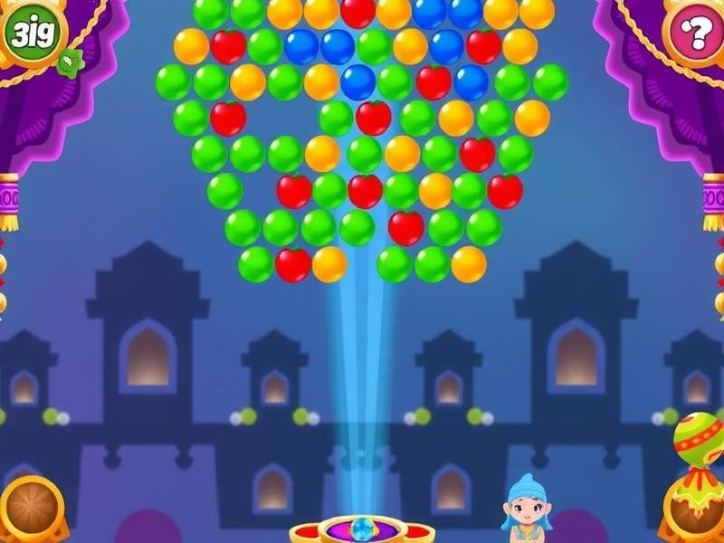 Indian Bubble Pop Mania Gameplay Screenshot